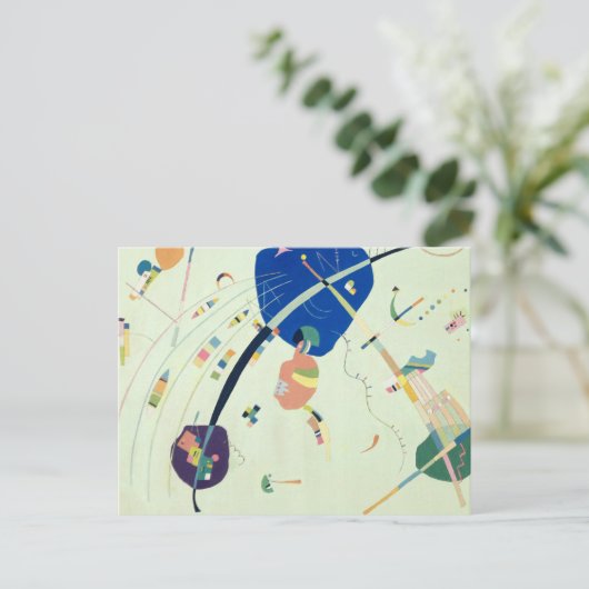 To the Blue, 1939 by Wassily Kandinsky Briefkaart (Staand voorkant)