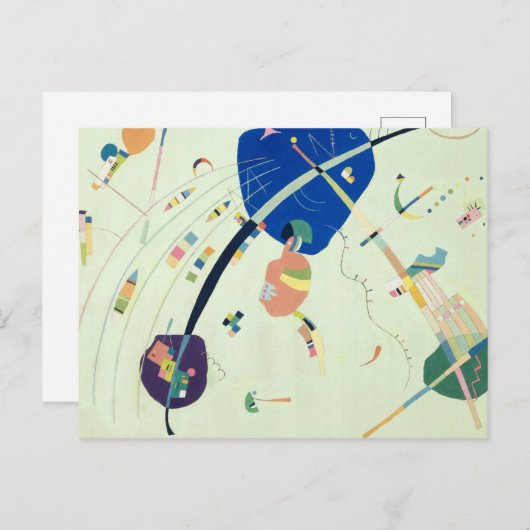 To the Blue, 1939 by Wassily Kandinsky Briefkaart (Voorkant / Achterkant)