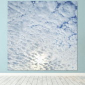 To the Clouds and Beyond Canvas Afdruk (Insitu (Houten vloer))