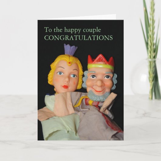 To the happy koppelCONGRATULATIONS Card. Kaart (Voorkant)