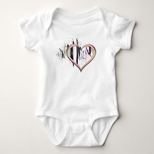 To the Heart Be True Baby Bodysuit (Voorkant)