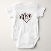To the Heart Be True Baby Bodysuit (Achterkant)