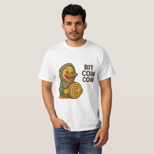 To the Moon of in the Etang - Humour crypto T-shirt (Voorkant volledig)