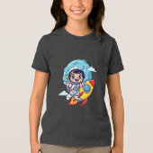 To the moon Tri-Blend shirt (Voorkant)