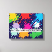 To Thine Own Self Be True Canvas Afdruk (Voorkant)