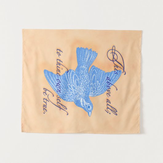 To Thine Own Self Be True Tapestry Wandkleed (Voorkant (horizontaal))