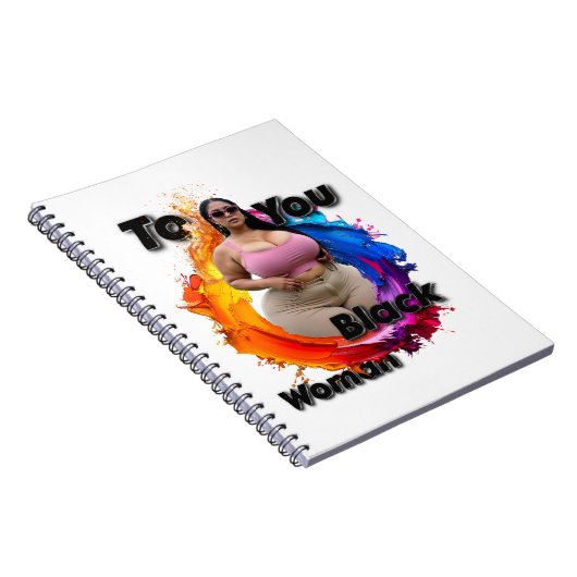 To You Black Woman Notitieboek (Rechterzijde)