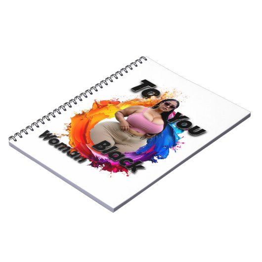 To You Black Woman Notitieboek (Linkerzijde)