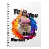 To You Black Woman Notitieboek (Voorkant)
