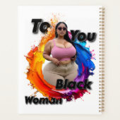 To You Black Woman Planner (Achterkant)