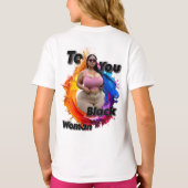 To You Black Woman T-shirt (Achterkant)