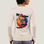 To You Black Woman Tri-Blend Shirt (Achterkant)