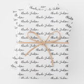 To Your Name Modern Handwriting White Black Red Inpakpapier Vel (In situ)