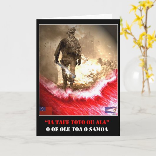 Toa o Samoa Kaart (Gele Bloem)