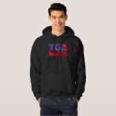 Toa Samoa of Samoaanse vlag of Rugby Hoodie (Voorkant volledig)