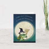 Toad-ally Geweldige Halloween Kaart (Voorkant)