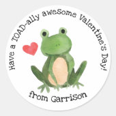 Toad-ally Geweldige Valentijn Sticker (Voorkant)