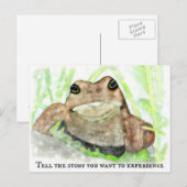 "Toad-ally Geweldige" - Vertel het verhaal dat je  Briefkaart (Voorkant / Achterkant)