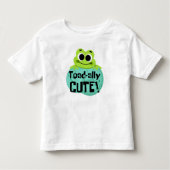 Toad-ally Schattigee kikker peuter T-shirt (Voorkant)
