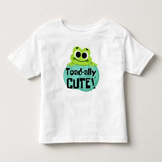 Toad-ally Schattigee kikker peuter T-shirt (Voorkant)