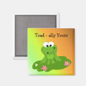 Toad-ally Van Jou Dwaas Kikker Magneet (Voorkant / Achterkant)
