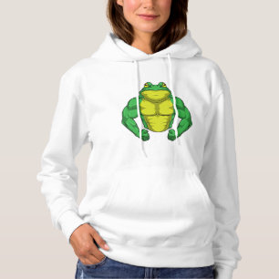Toad als Bodybuilder met grote spieren Hoodie
