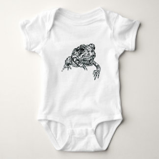 Toad bodysuit pen en inktillustraties