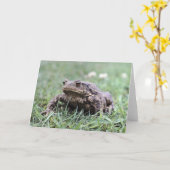 Toad-briefkaart Kaart (Gele Bloem)