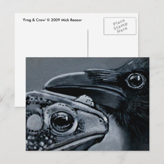 Toad & Crow Briefkaart (Voorkant / Achterkant)