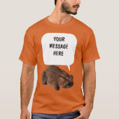 Toad Custom Message Toads Graphic T-shirt (Voorkant)
