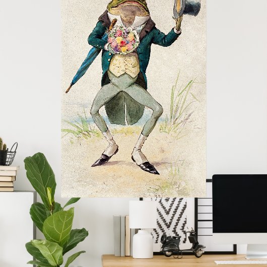 Toad Drawing Poster (Thuiskantoor)