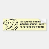Toad Eater Bumpersticker (Voorkant)