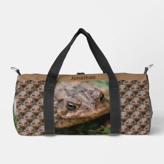 Toad Face Dier gepersonaliseerd Plunjezak (Voorkant)