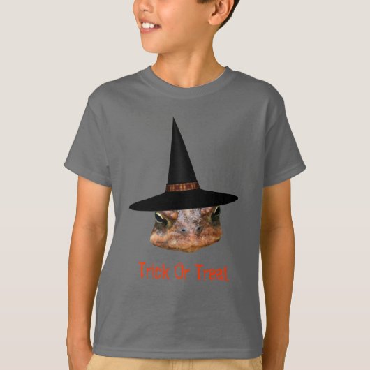 Toad Face Witch Pet Halloween Cute T-shirt (Voorkant)