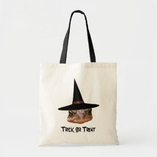 Toad Face Witch Pet Halloween Funny Canvas tas