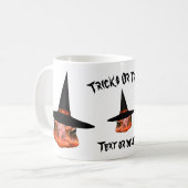 Toad Face Witch Pet Halloween Funny Personalized Koffiemok (Voorkant links)