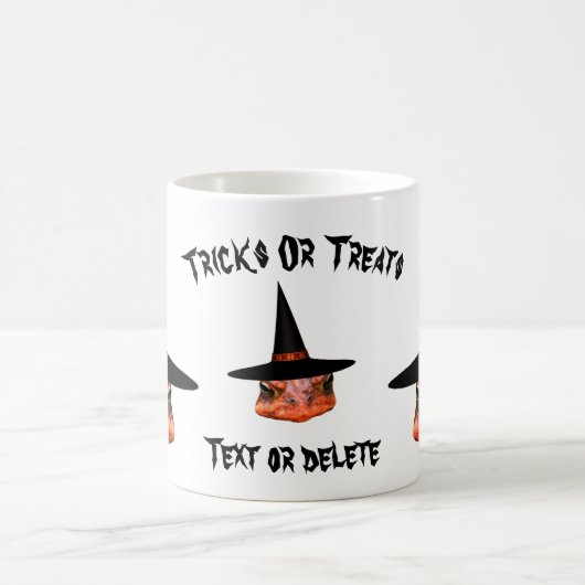 Toad Face Witch Pet Halloween Funny Personalized Koffiemok (Center)