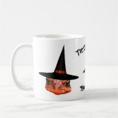 Toad Face Witch Pet Halloween Funny Personalized Koffiemok (Links)