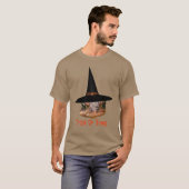 Toad Face Witch Pet Halloween Funny T-Shirt (Voorkant volledig)