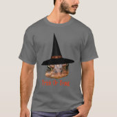 Toad Face Witch Pet Halloween Funny T-Shirt (Voorkant)