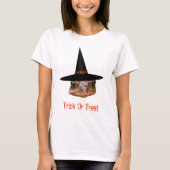 Toad Face Witch Pet Halloween T-Shirt (Voorkant)