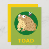 TOAD Flashcard voor Initiaal T 1 Lettergreep Woord (Voorkant / Achterkant)