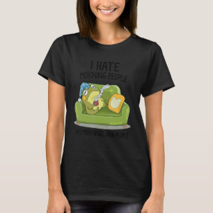 Toad Frog Drink koffie waar ik 's ochtends mensen  T-shirt