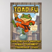 Toad Fu - Toad Suck Shoot Out 2026 Poster (Voorkant)
