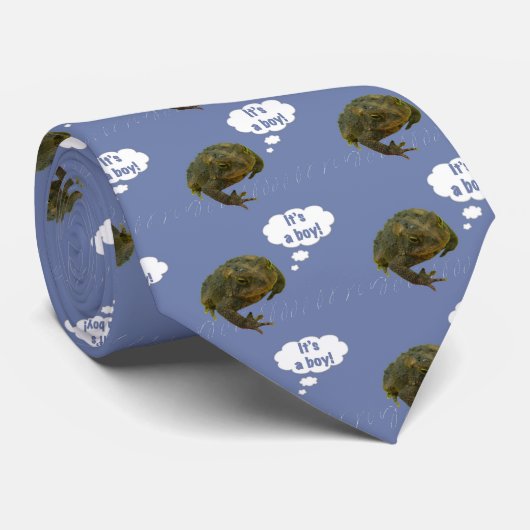 Toad Het is een jongen! Stropdas (Opgerold)