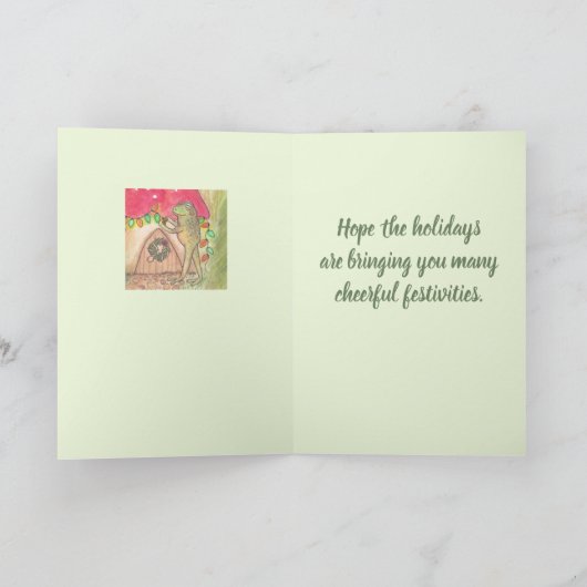 Toad Holiday Kaart (Binnen)