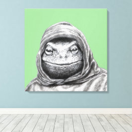 Toad in Hoodie (Moegi) Canvas Afdruk