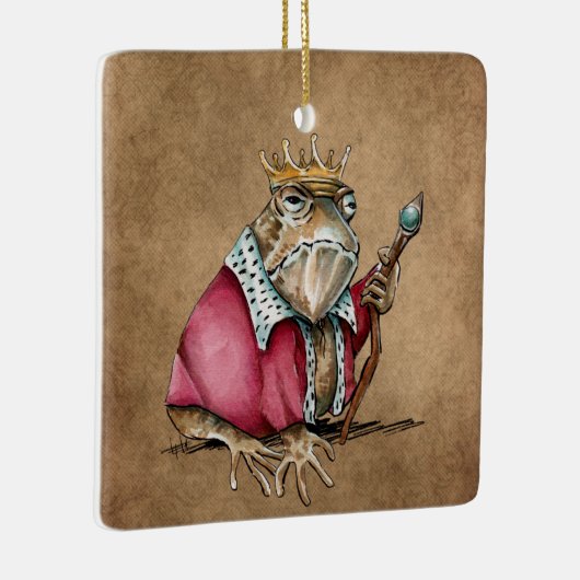 Toad King Keramisch Ornament (Rechts)