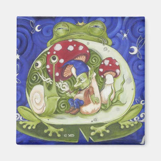 Toad King Magneet (Voorkant)