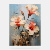 Toad Lily - Impasto Floral Acryl Bord (Voorkant)